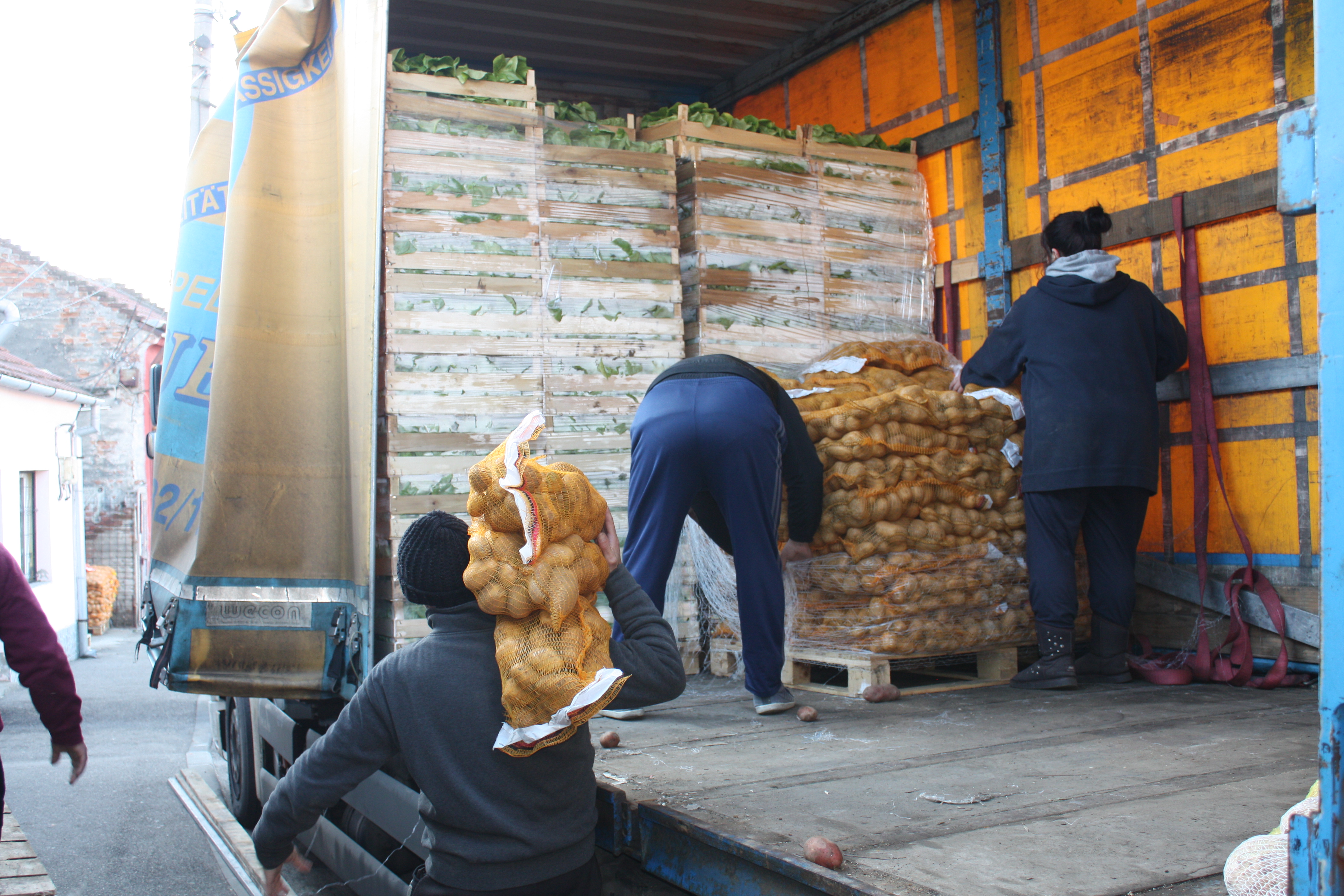 Peste 6 tone de legume confiscate de poliţişti