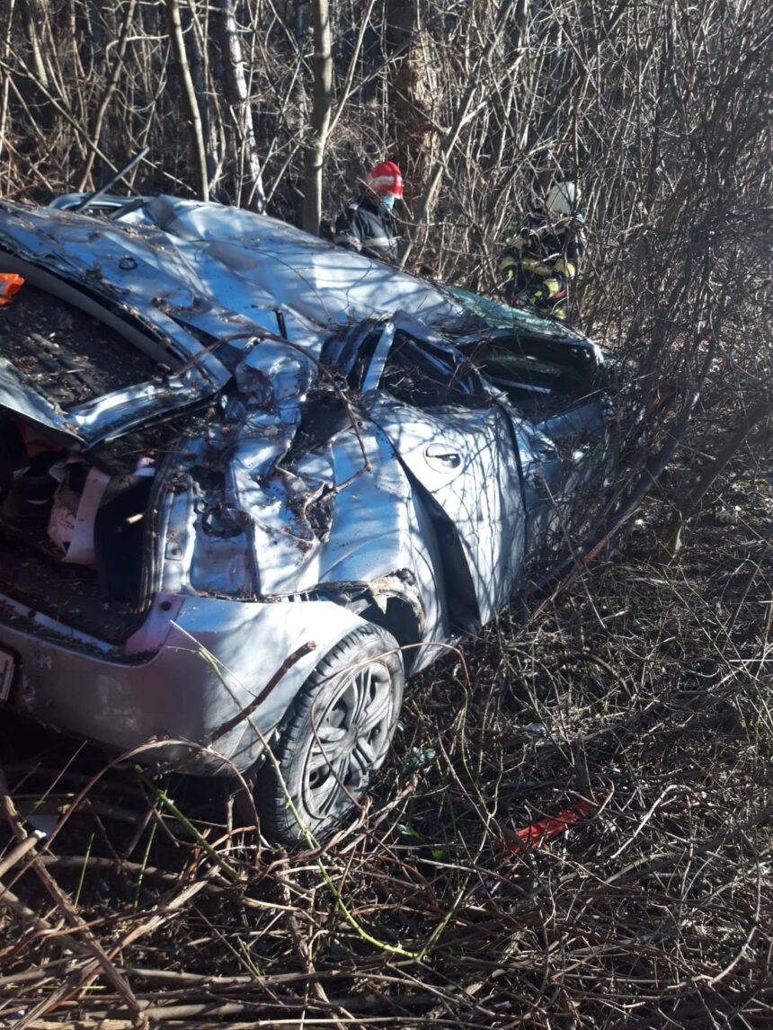 Accident în zona viaductului Labalon