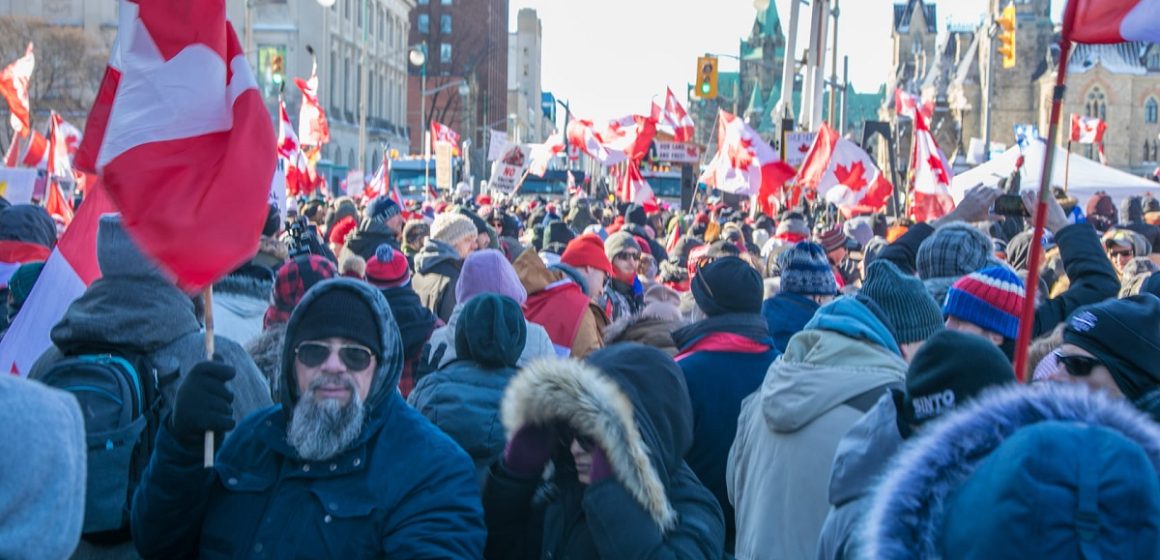 LIVE Canada: Poporul demonstrează pentru libertate