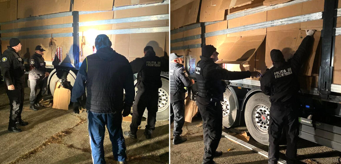 Țigări ín valoare de 1,5 milioane euro confiscate de polițiștii de frontieră