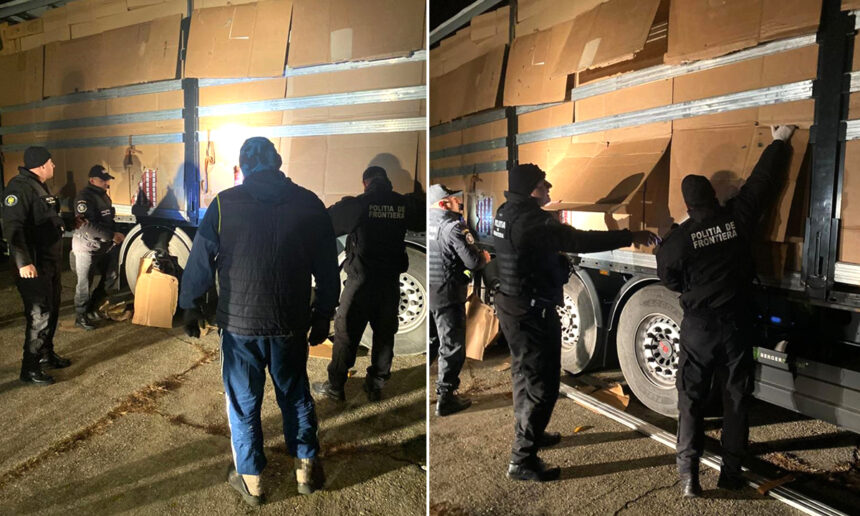 Țigări ín valoare de 1,5 milioane euro confiscate de polițiștii de frontieră