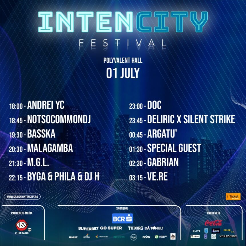 Festivalul IntenCity: a doua seară la Sala Polivalentă