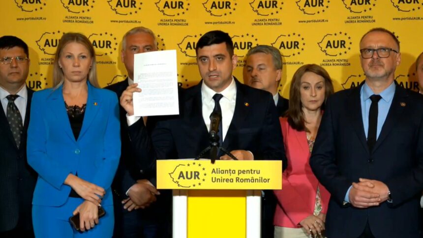 AUR propune tuturor partidelor din Parlamentul României semnarea unui pact național cu privire la viitorul educației din România