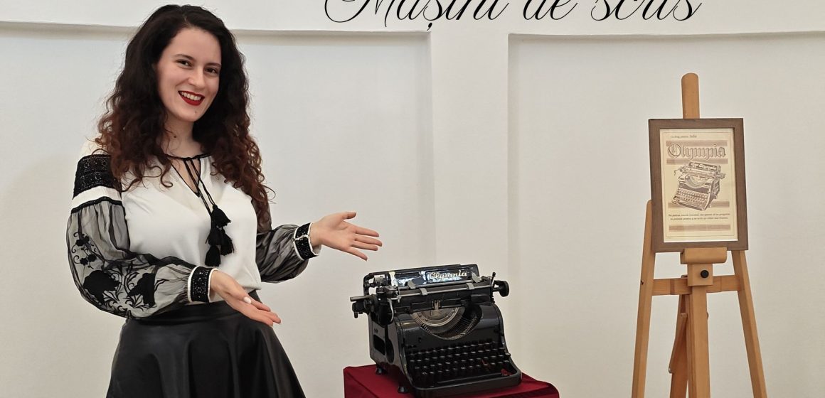 Expozitie masini de scris, colectia personala Iulia Damșescu, la Castelul de Apa.