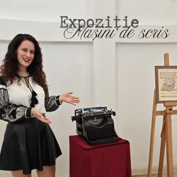 Expozitie masini de scris, colectia personala Iulia Damșescu, la Castelul de Apa.